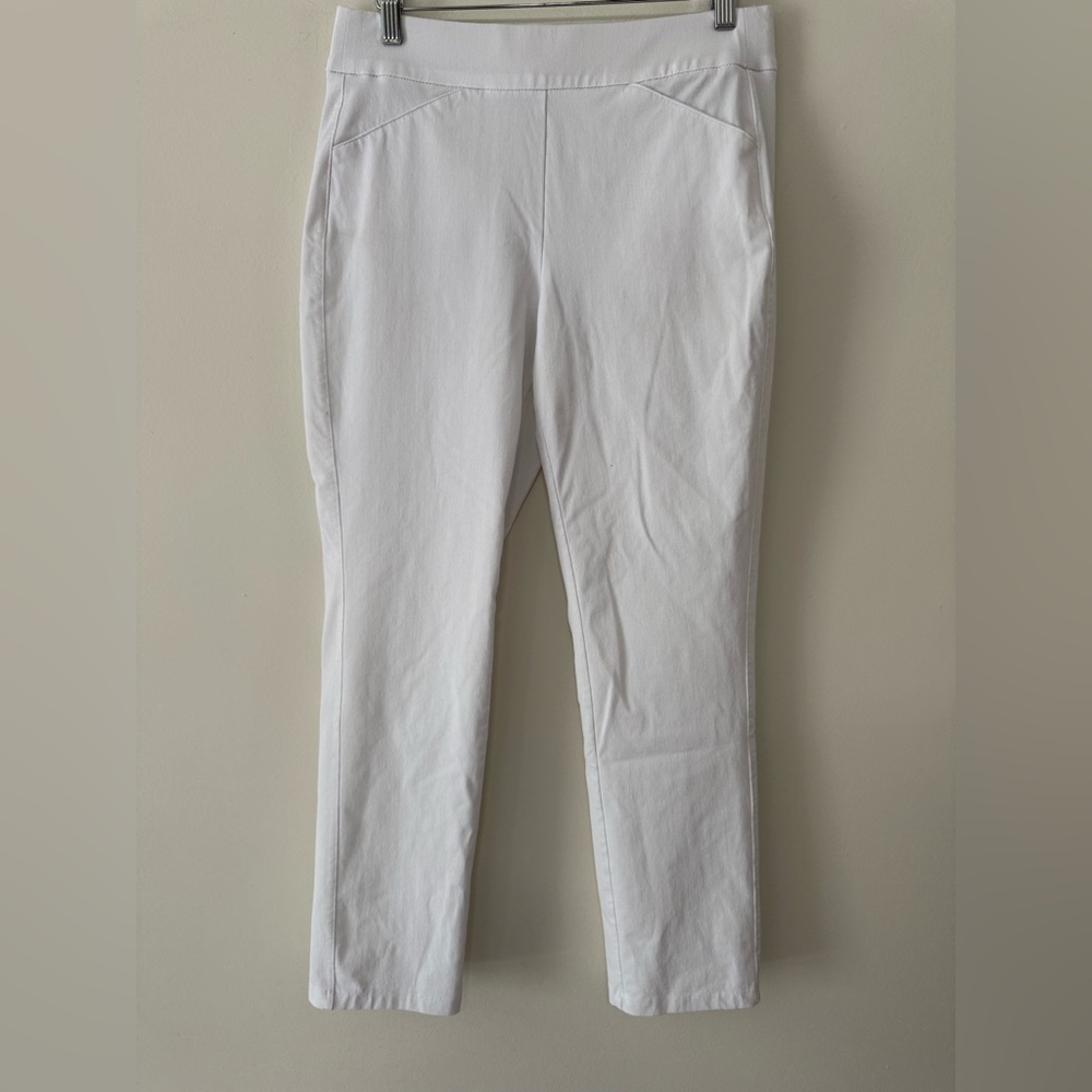 Chico's Women’s White Ankle Pants Size 0.5 Reg
